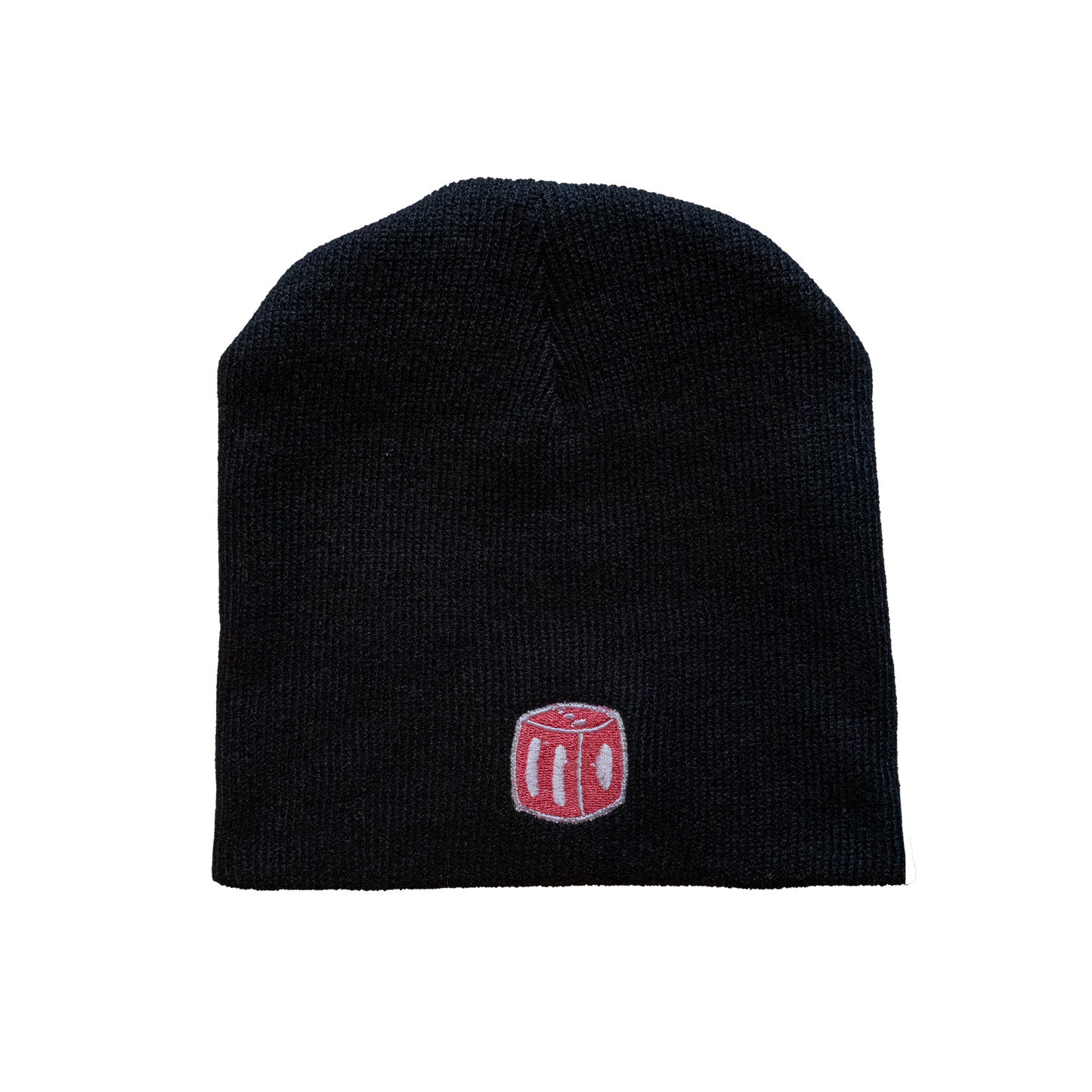 'Dice Cube' Brimless Beanie - Black