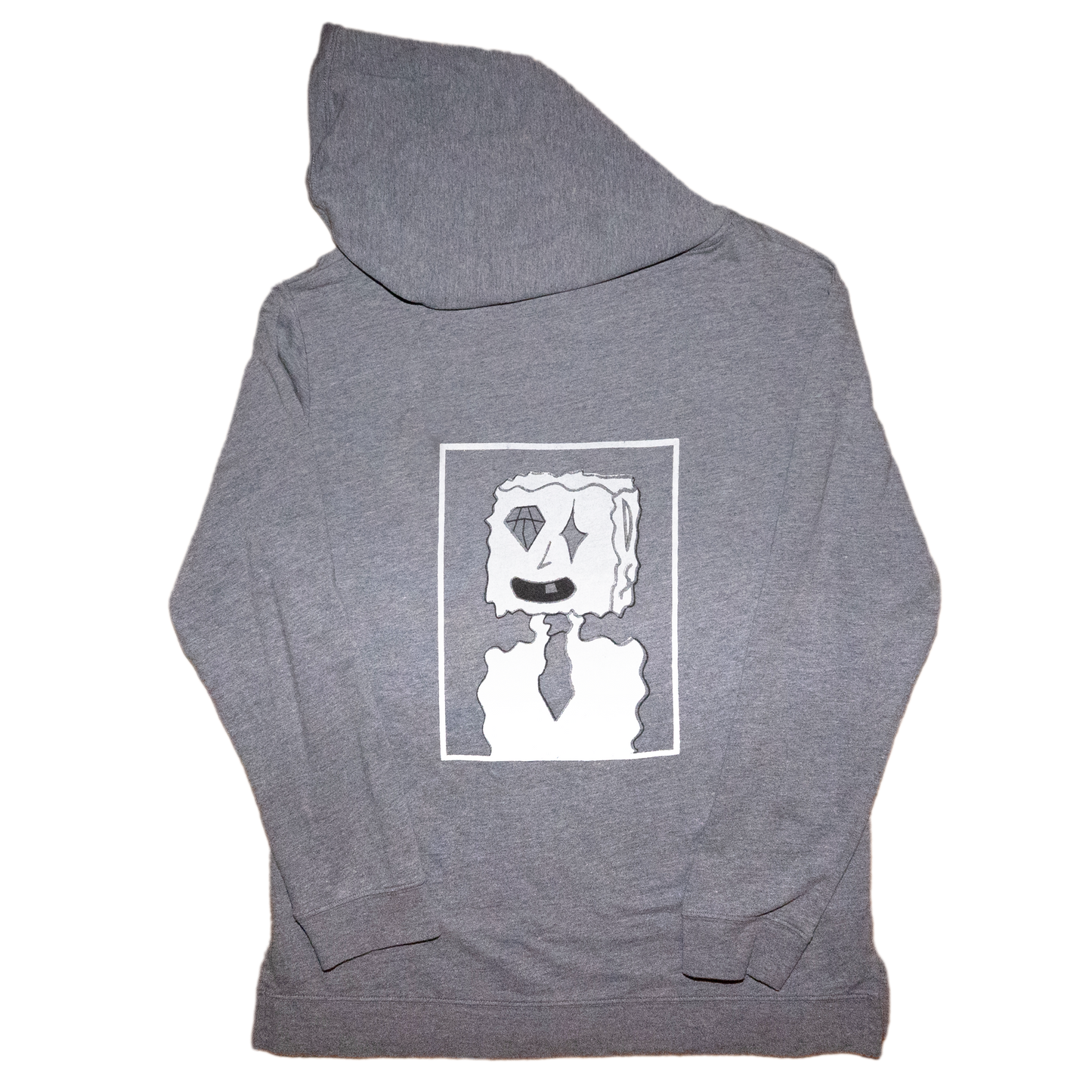 'Many Faces' Athleisure Hoodie - Grey