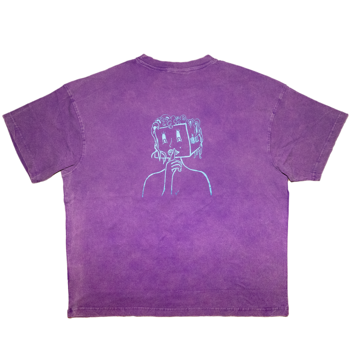 'Parlor Popup' Graphic Tee - Purple