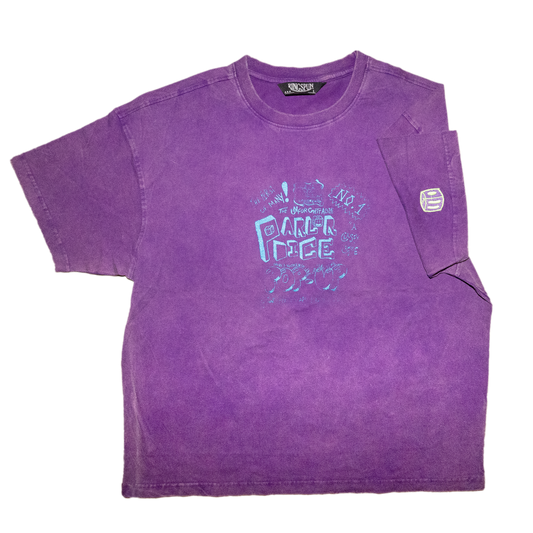 'Parlor Popup' Graphic Tee - Purple