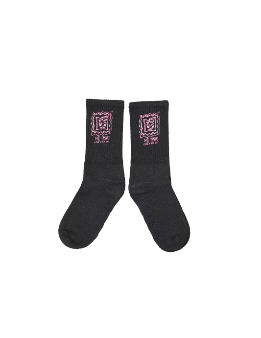 'No Thanks' Dickies Socks - Black