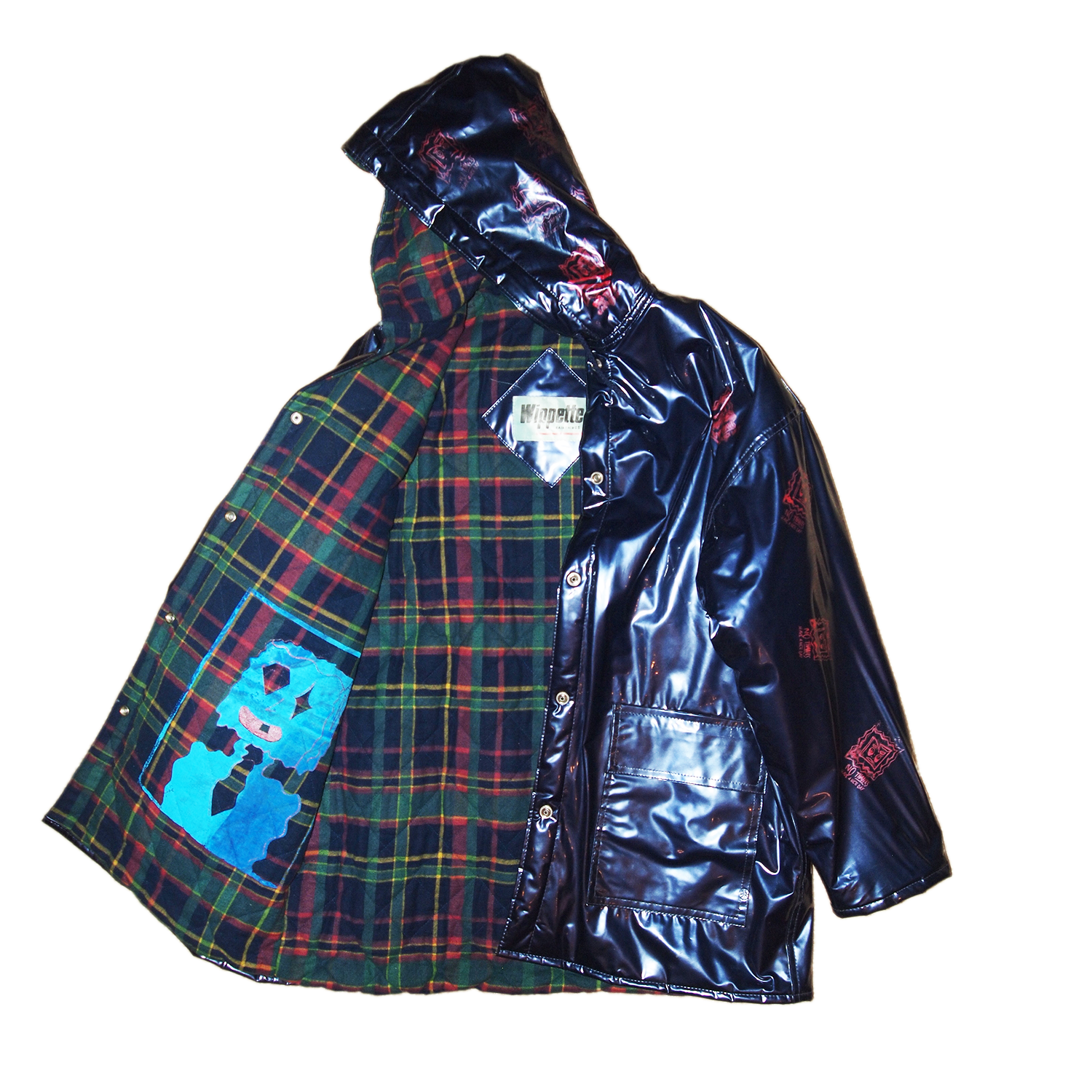 custom printed inside and out, wippette rainthings