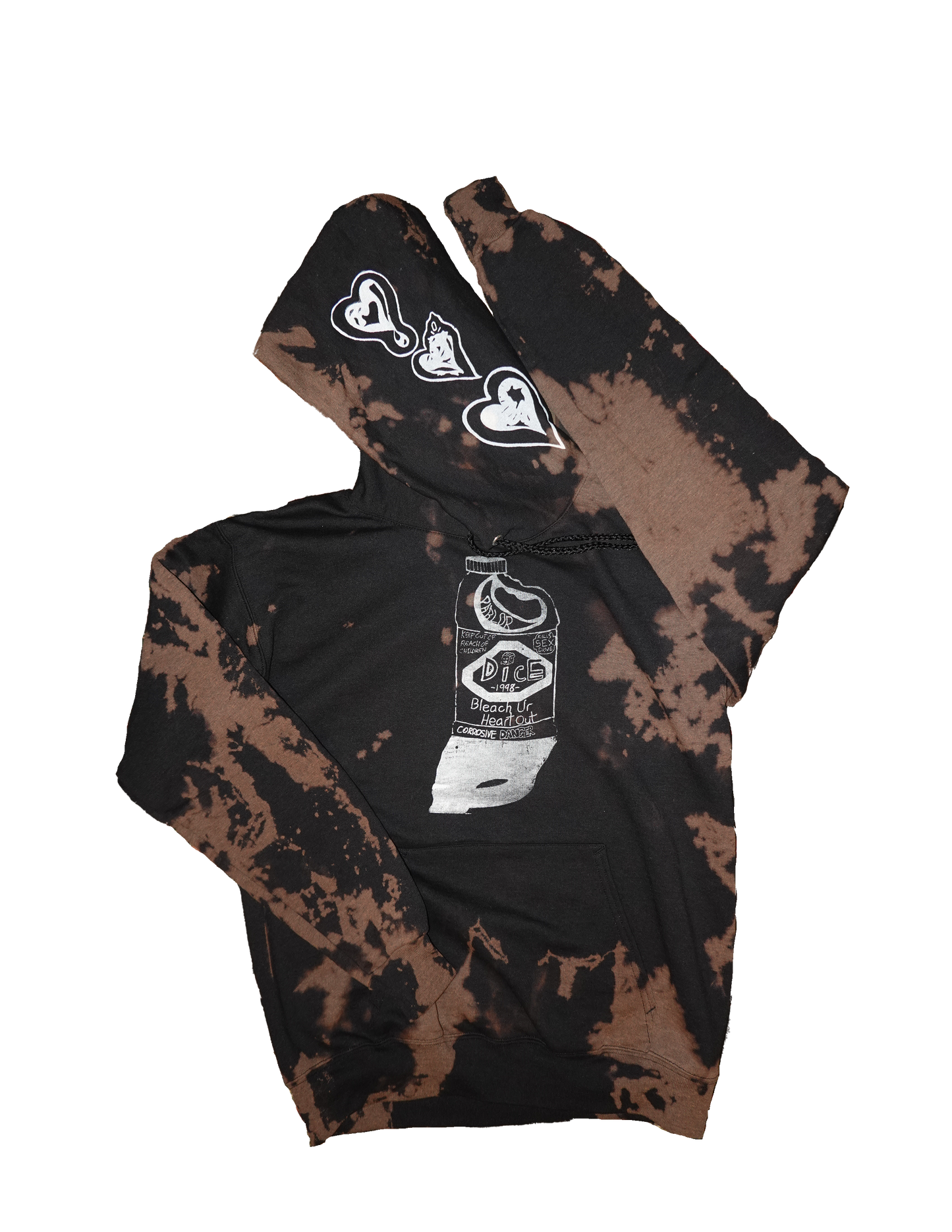 'Bleach ur Heart Out' Hoodie - Black