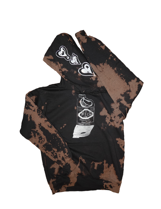 'Bleach ur Heart Out' Hoodie - Black