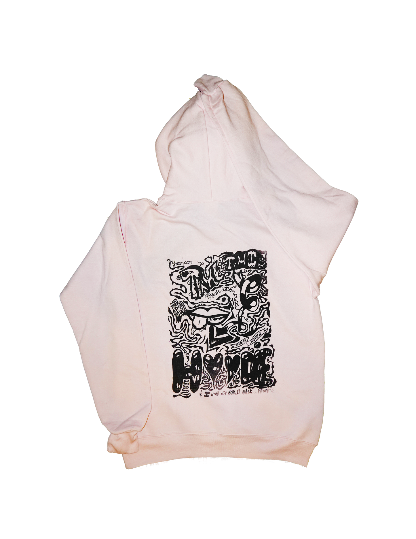 'Take This' Hoodie - Pink