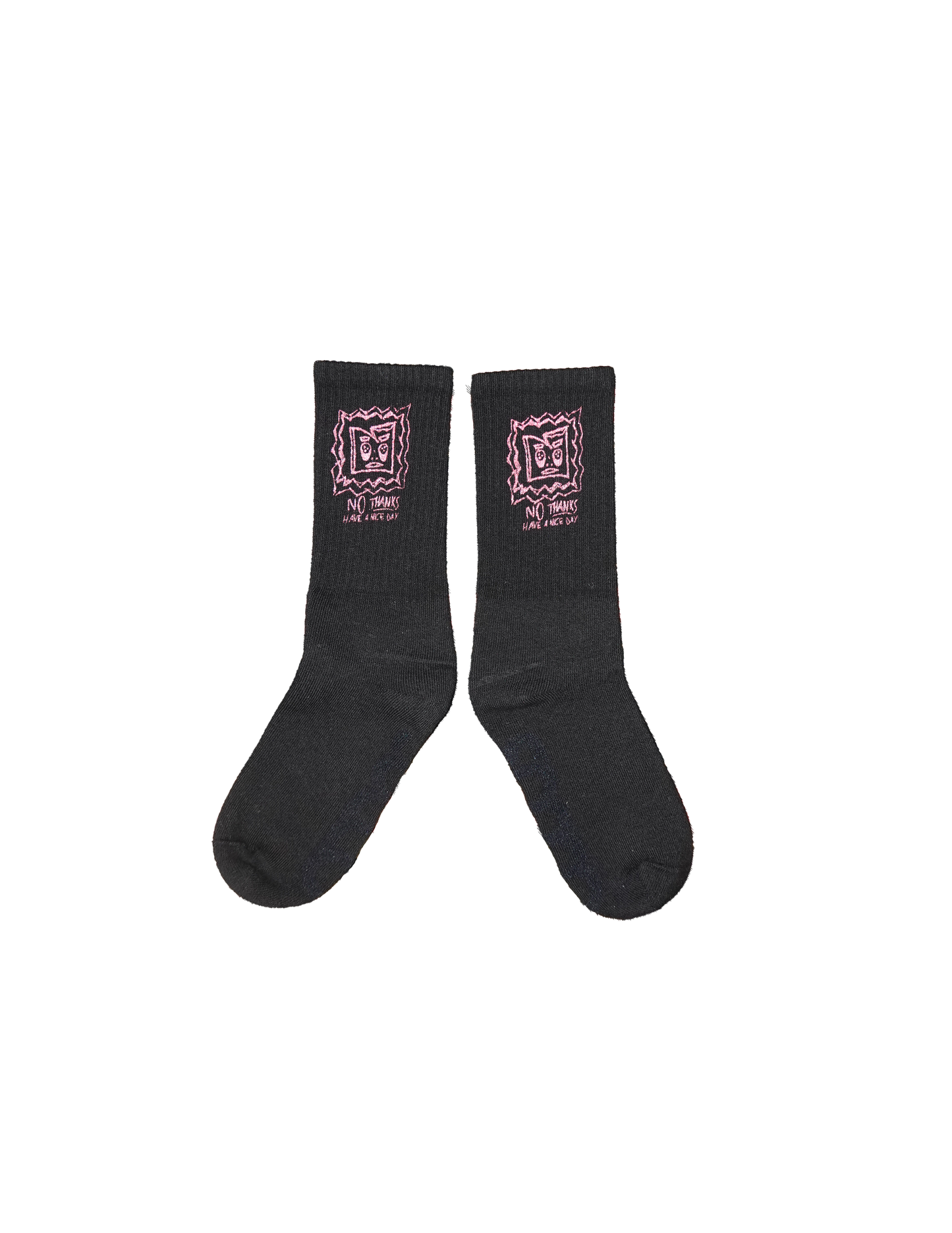 'No Thanks' Dickies Socks - Black